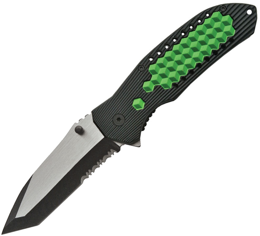 China Made CN300314GN Matrix Linerlock A/O Knife