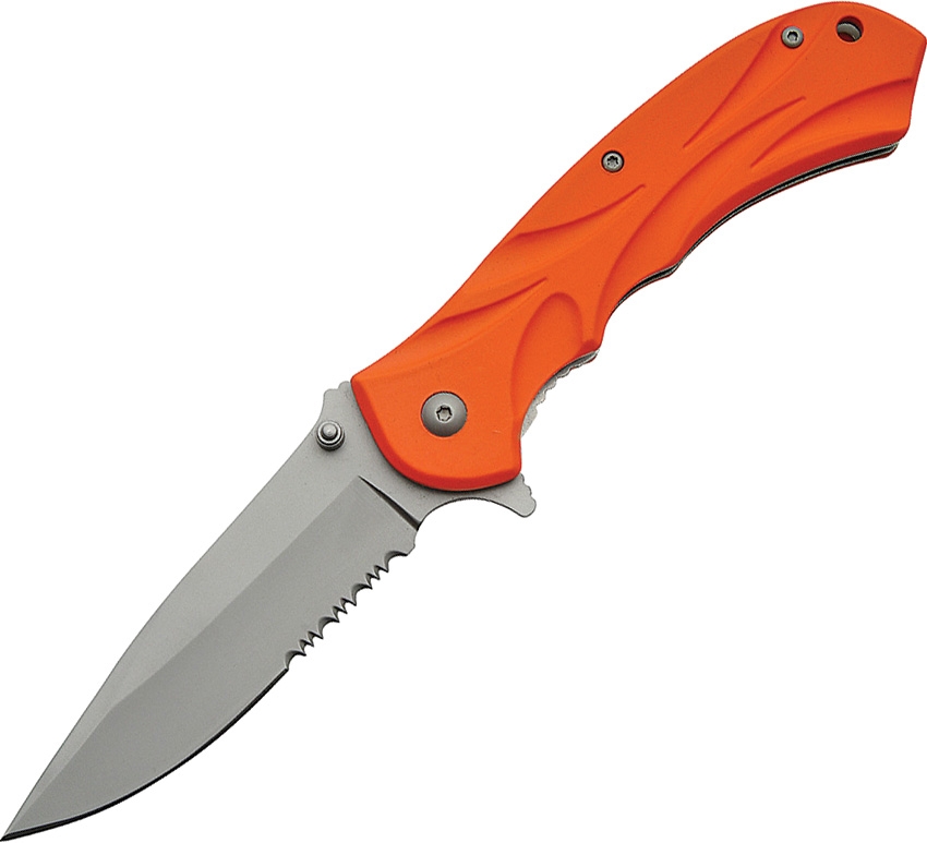 China Made CN300330 A/O Linerlock Knife, Orange