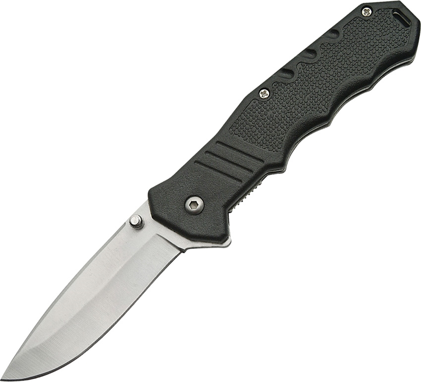 China Made CN300336BK Linerlock A/O Knife, Black