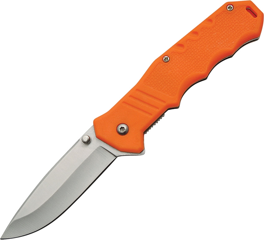 China Made CN300336OR Linerlock A/O Knife, Orange