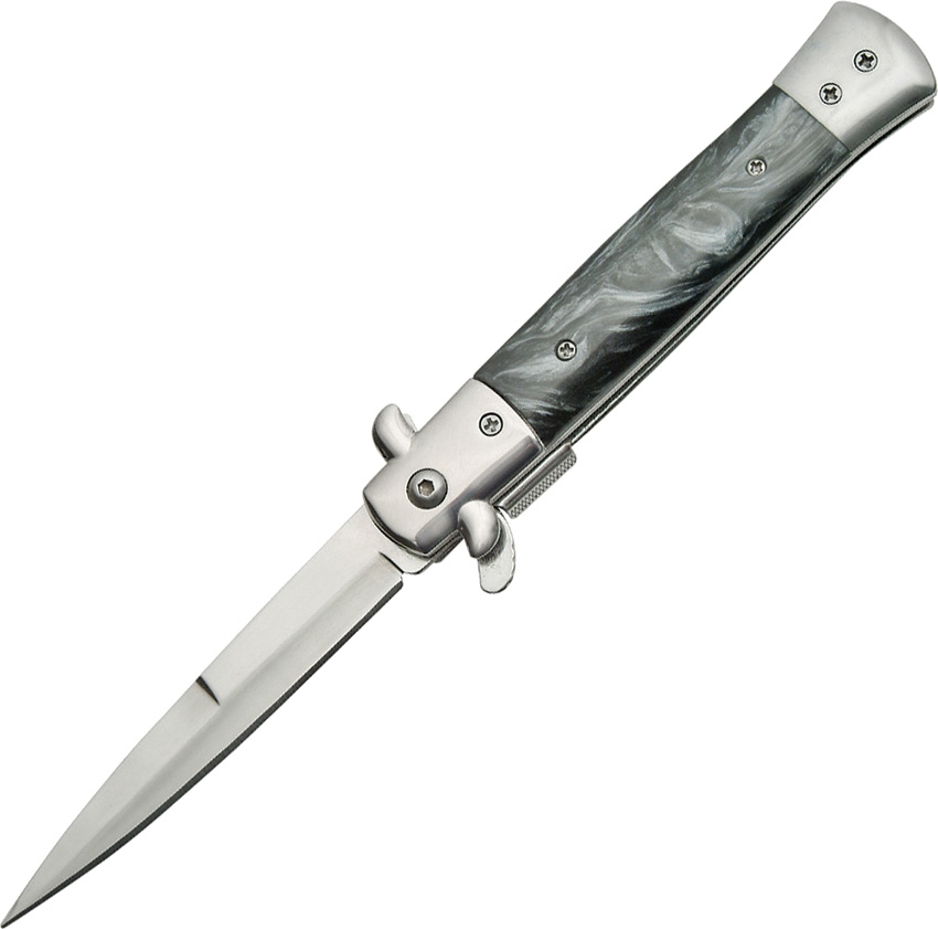 China Made CN300342GY Stiletto A/O Knife, Grey