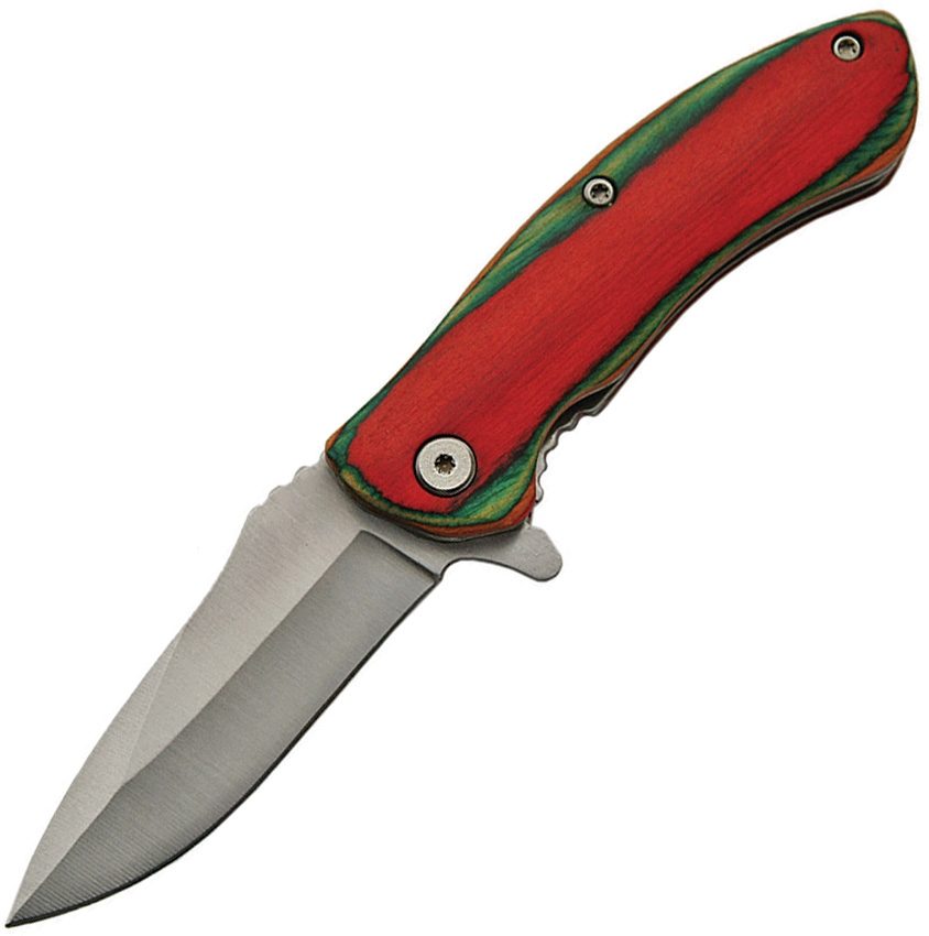 China Made CN300397 Colorwood Linerlock Knife
