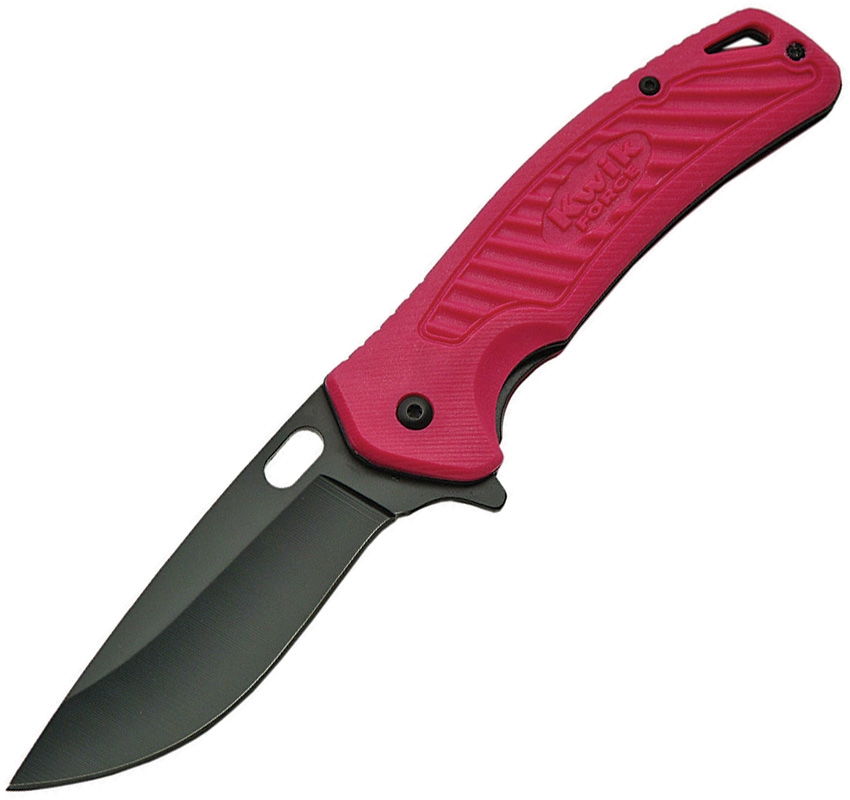 China Made CN300398PK Kwik Force Linerlock Knife, Pink