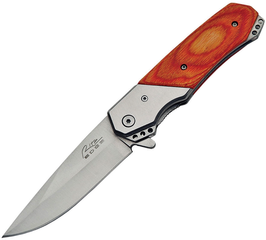 China Made CN300414 Fireglow Linerlock A/O Knife