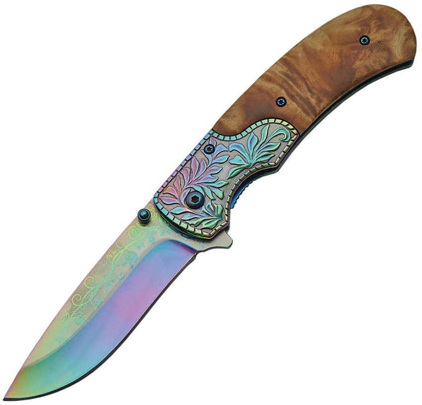China Made CN300418RB Birdeye Spectrum Linerlock A/O Knife