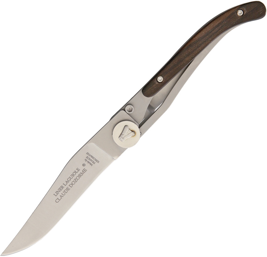 Claude Dozorme CLD16014255 Laguiole Linerlock Rosewood Knife