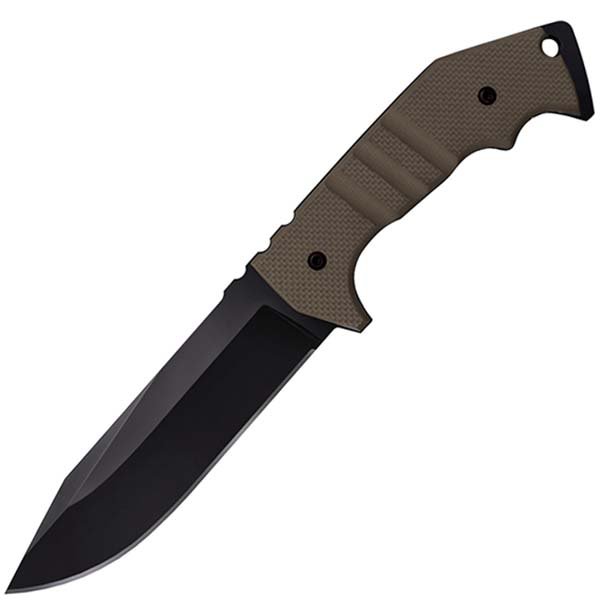 Cold Steel 14AKVG AK-47 Field, OD Green G10 Handle, Black Plain