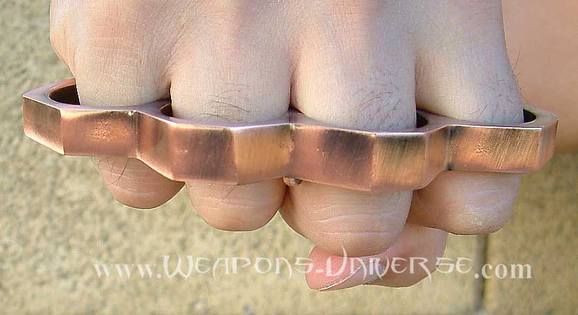 Brass Knuckles, Copper, Medium