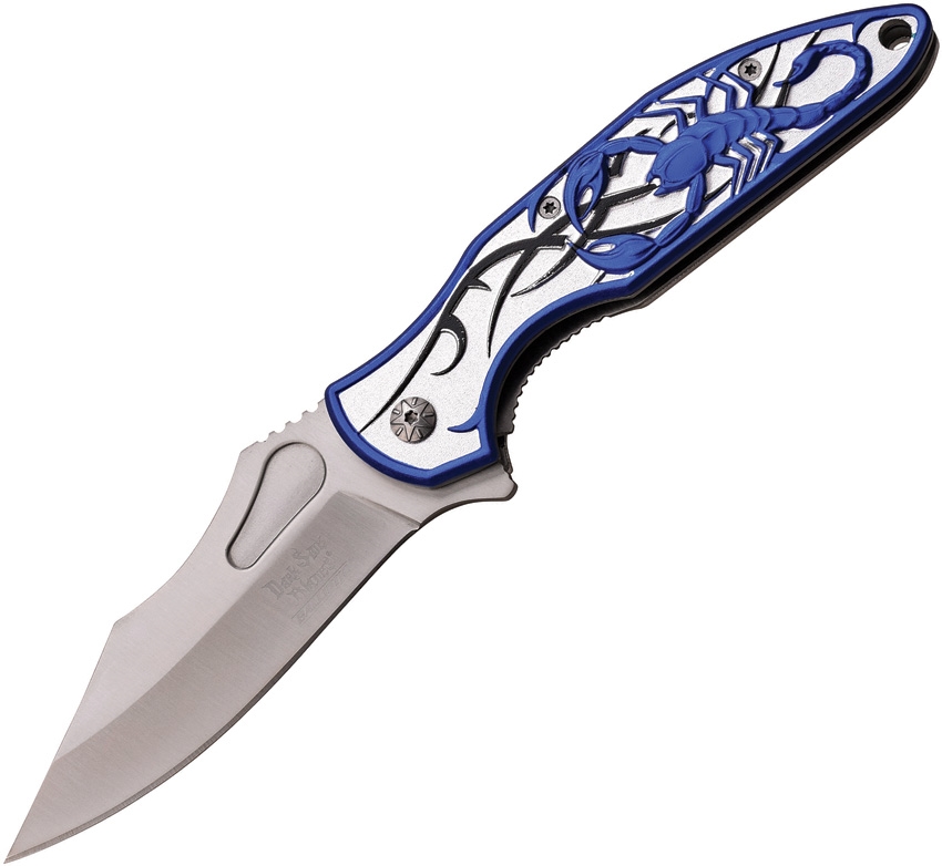 Dark Side DSA048SB Scorpion Linerlock A/O Knife, Blue