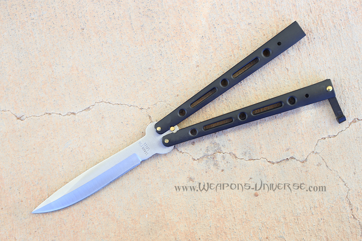 Deluxe Butterfly Knife, Black