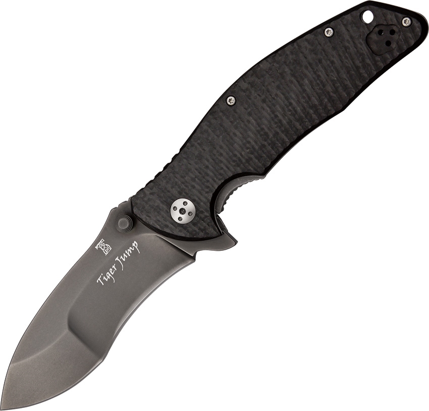 Dendra DN4PVDCF Tiger Jump Knife