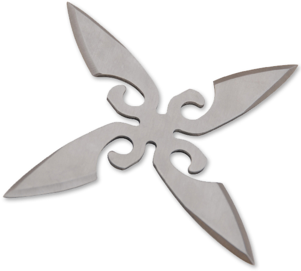 Desert Death Throwing Stars, Fighter, Silver