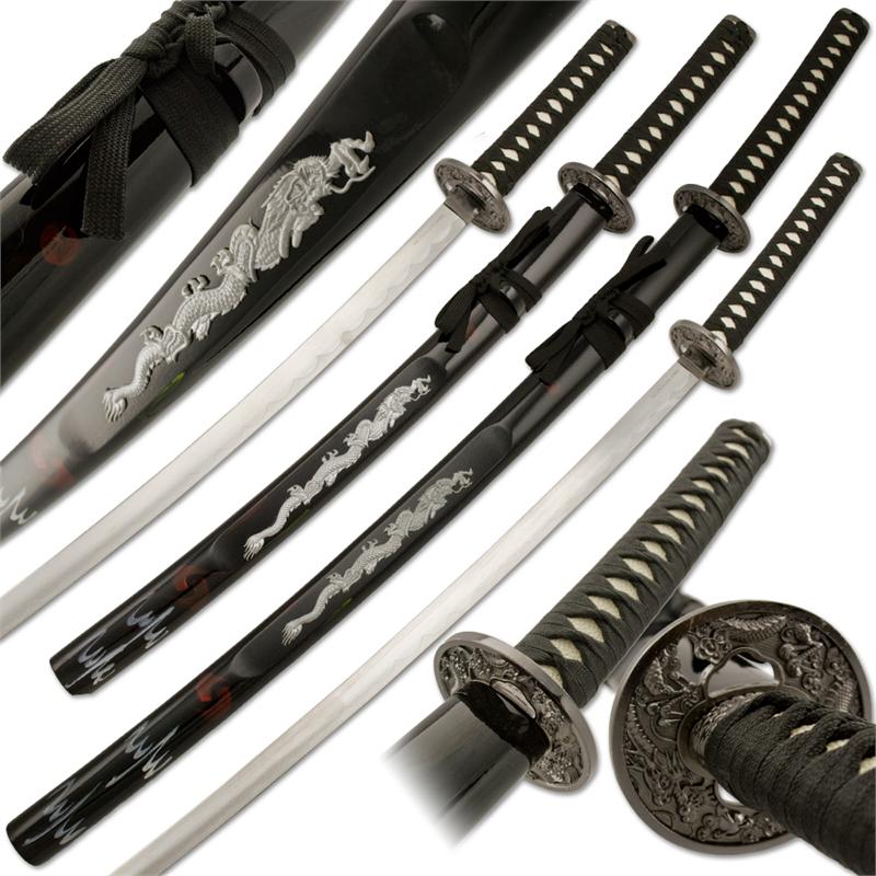 Dragon Ghost Samurai Sword Set