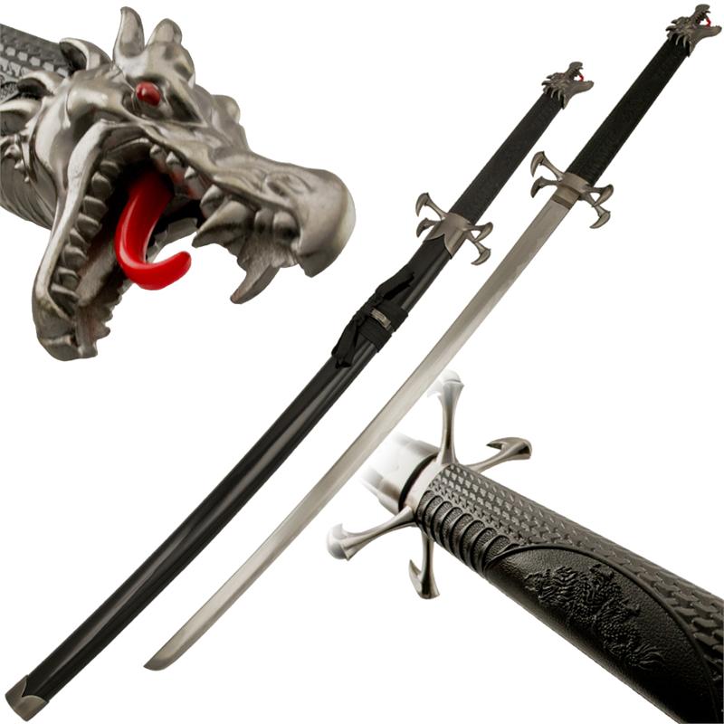 Dragon Kiss Samurai Sword Katana