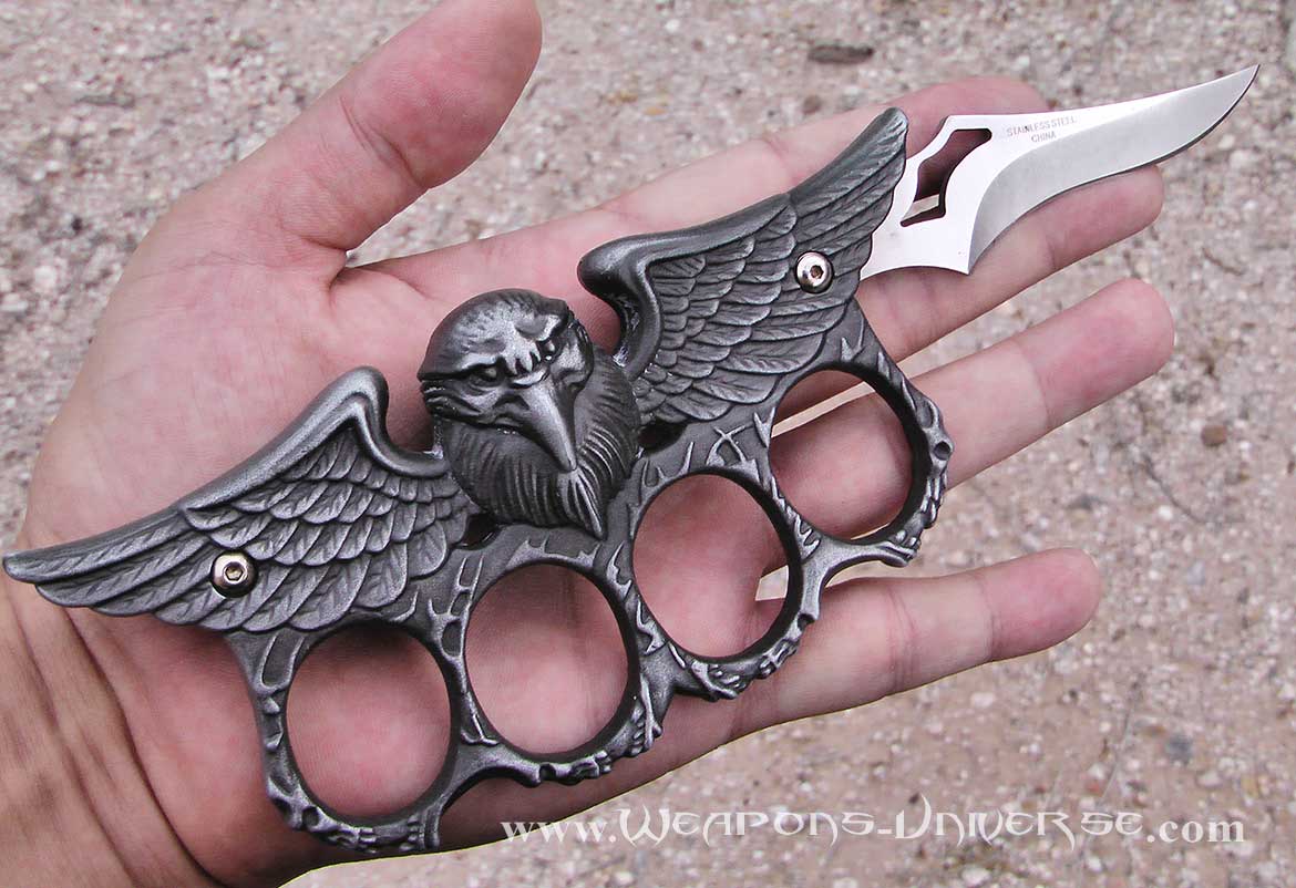Eagle Brass Knuckles Folding Knife