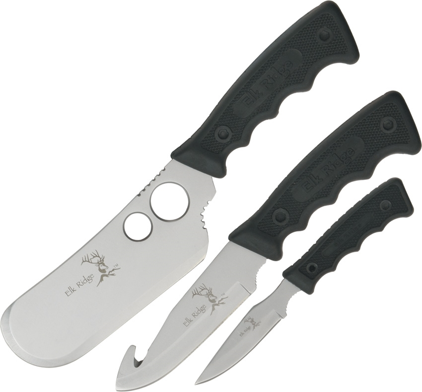 Elk Ridge ER018 Three Piece Hunting Set Knives