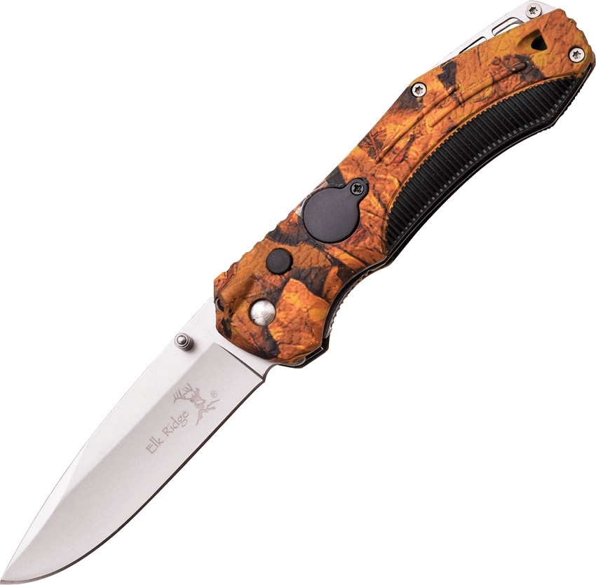 Elk Ridge ER126CA Linerlock Knife, Camo