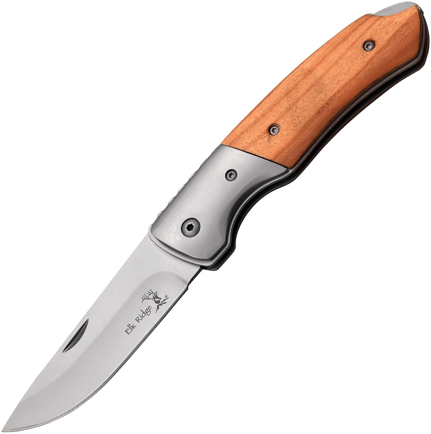 Elk Ridge ER166 Lockback Knife, Wood