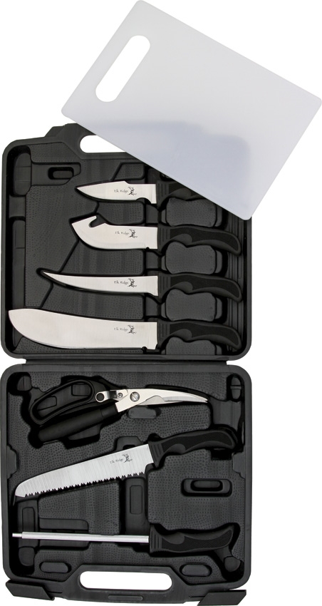 Elk Ridge ER190 Nine Piece Big Game Kit Knives