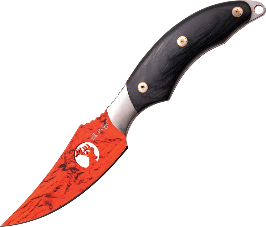 Elk Ridge ER527RC Fixed Blade Knife, Red