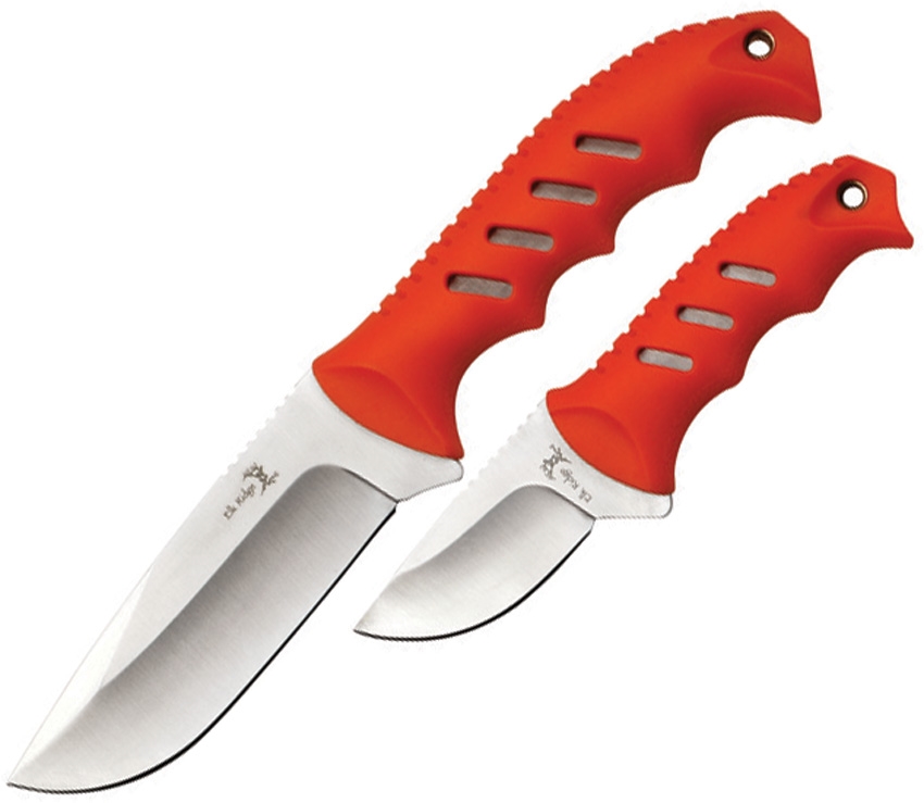 Elk Ridge ER532OR Fixed Blade Set Knives, Orange