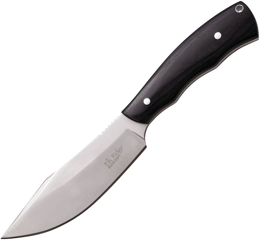 Elk Ridge ER550BK Fixed Blade Knife, Black