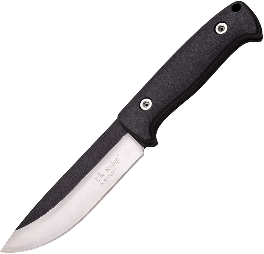 Elk Ridge ER555BK Fixed Blade Knife, Black