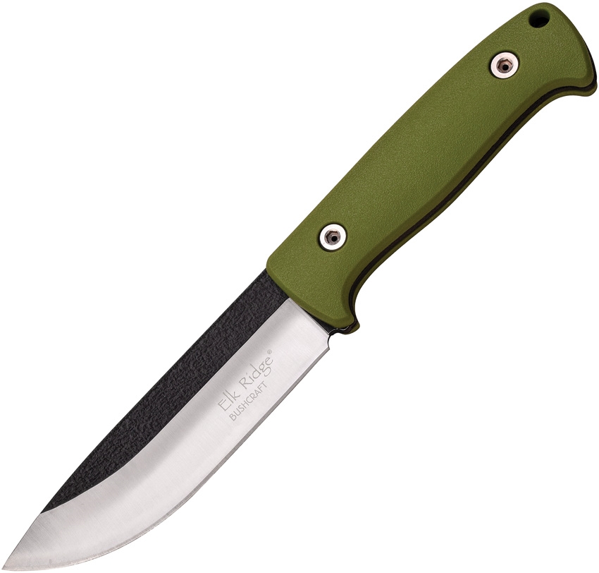 Elk Ridge ER555GN Fixed Blade Knife, Green