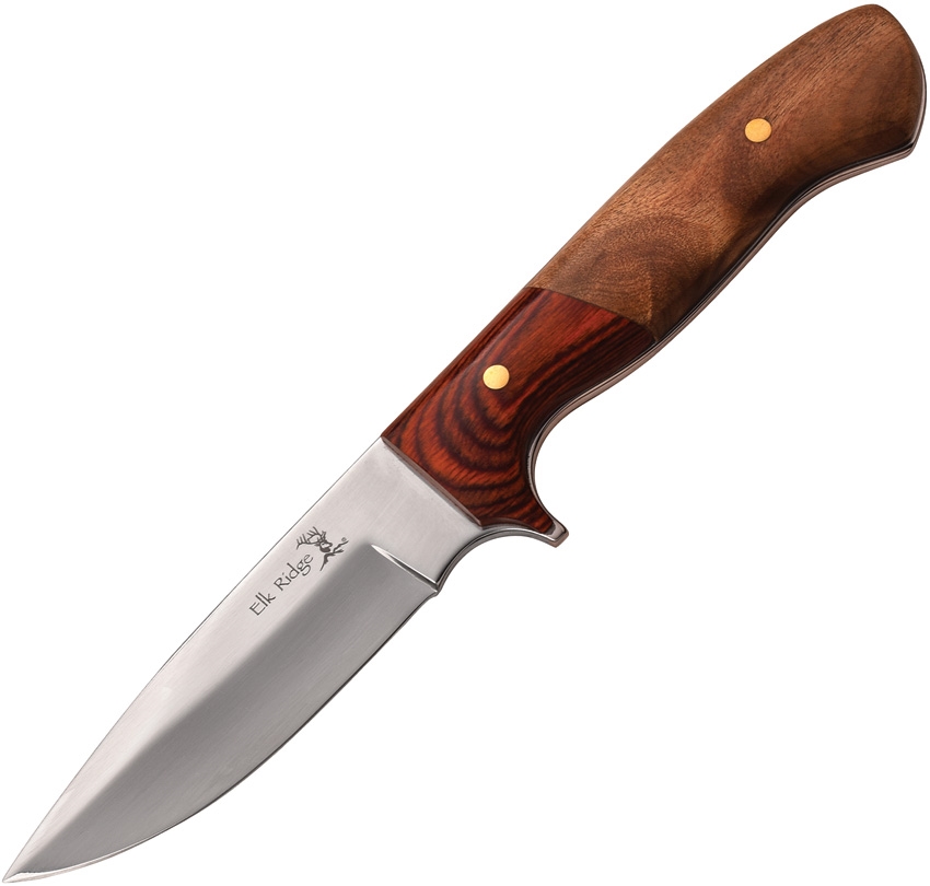Elk Ridge ER557 Fixed Blade Knife, Wood