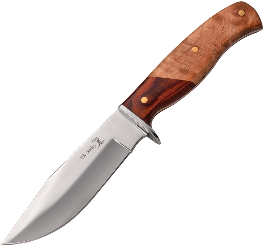 Elk Ridge ER559 Fixed Blade Knife, Wood