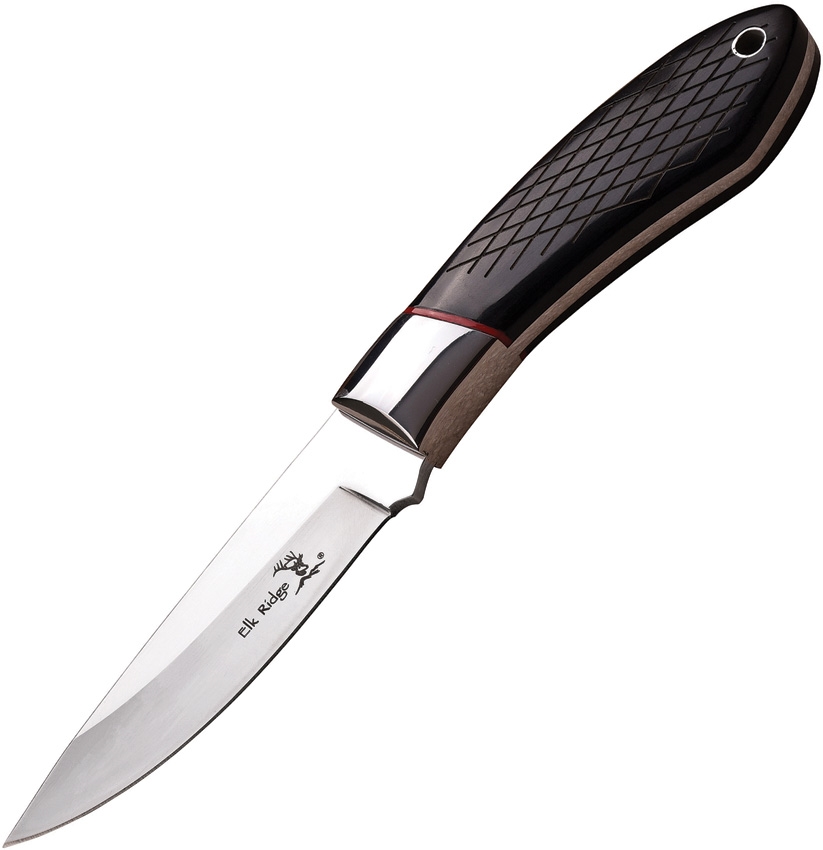 Elk Ridge ER561BK Fixed Blade Knife, Black