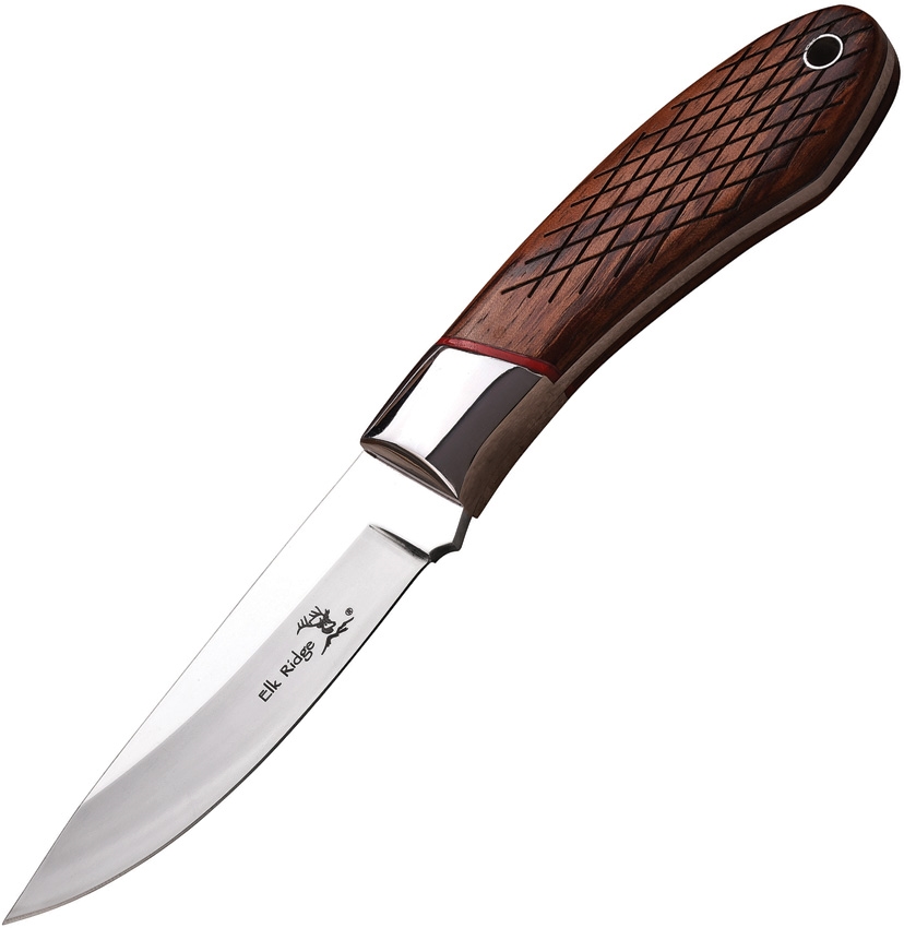 Elk Ridge ER561WD Fixed Blade Knife, Brown