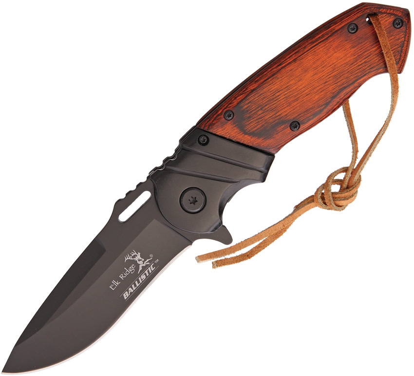 Elk Ridge ERA003BW Ballistic Linerlock A/O Knife