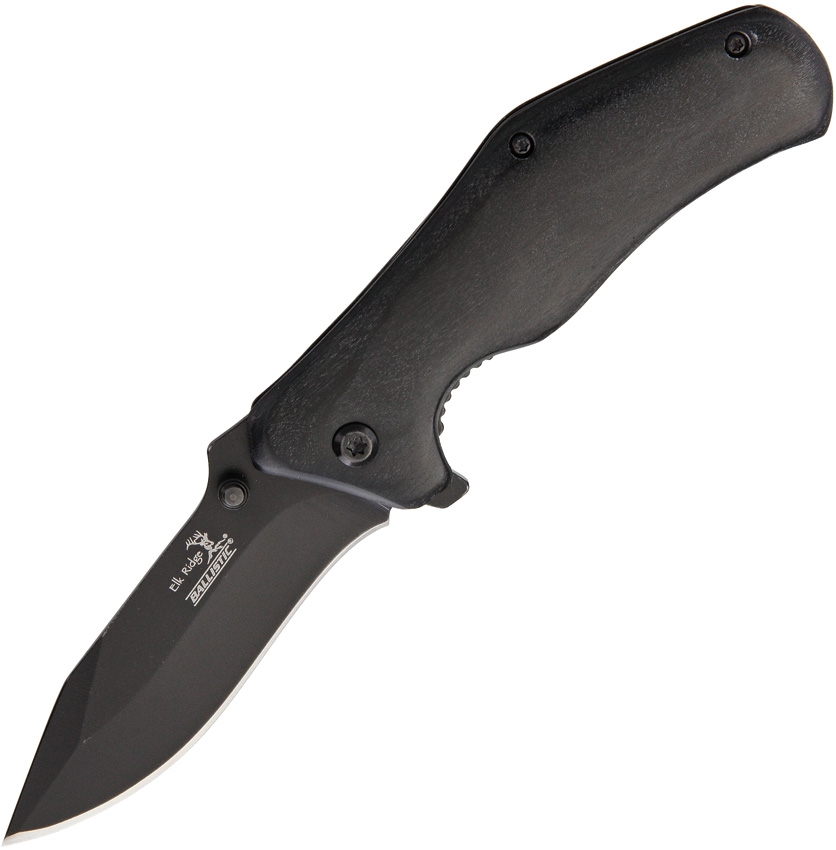 Elk Ridge ERA013BK Linerlock A/O Knife, Black