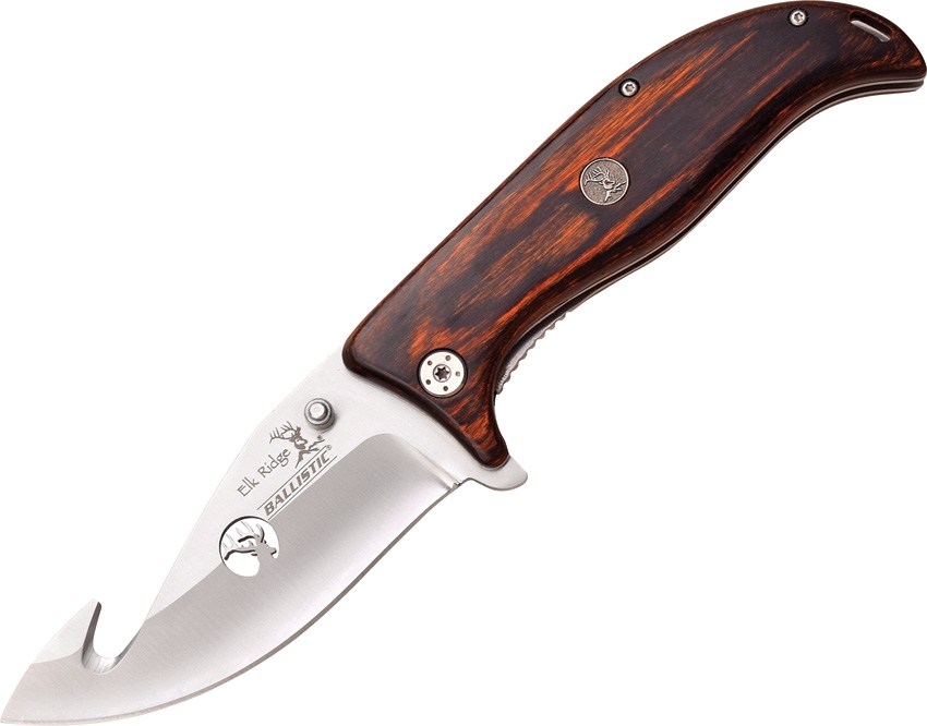 Elk Ridge ERA156HBW Guthook Linerlock Knife