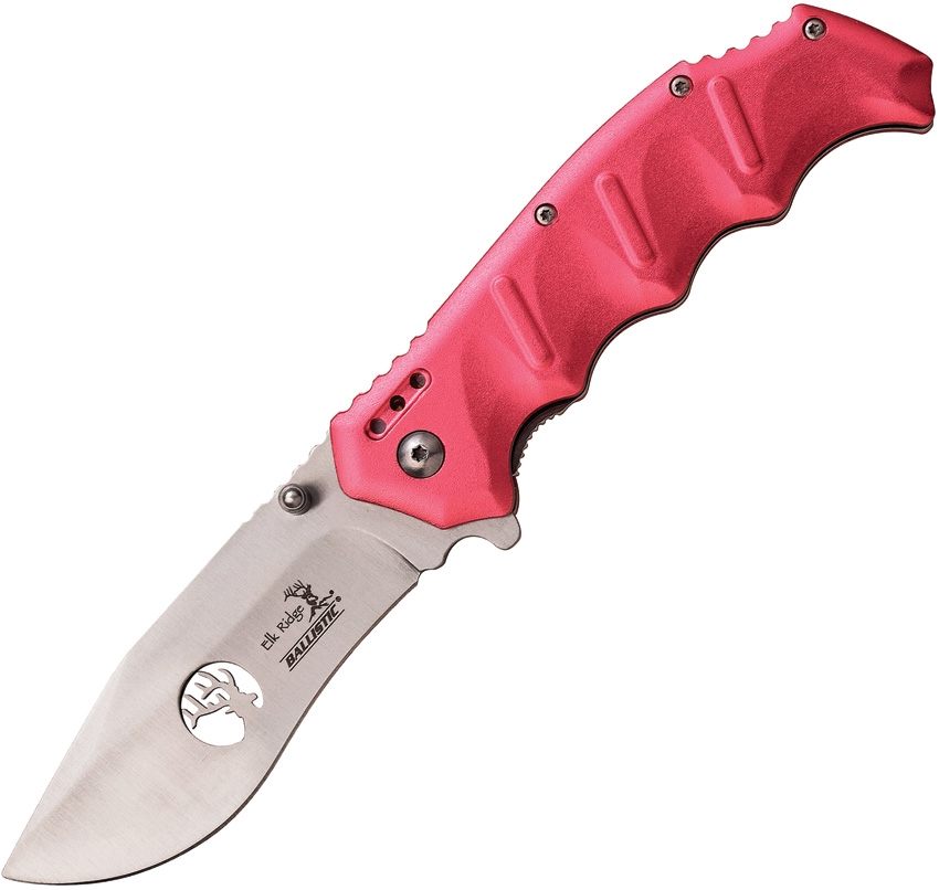 Elk Ridge ERA158PK Linerlock A/O Knife, Pink