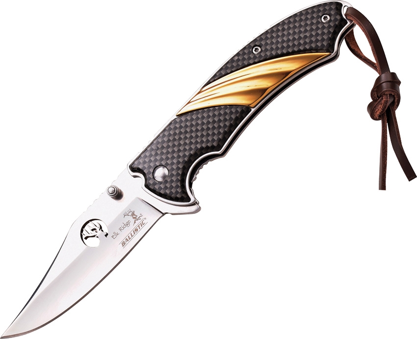 Elk Ridge ERA540GC Linerlock A/O Knife, Carbon Fiber