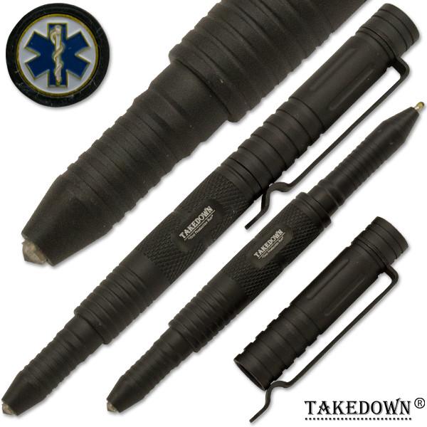 Emergency Medical Services Tactical Defense and Writing Pen Black