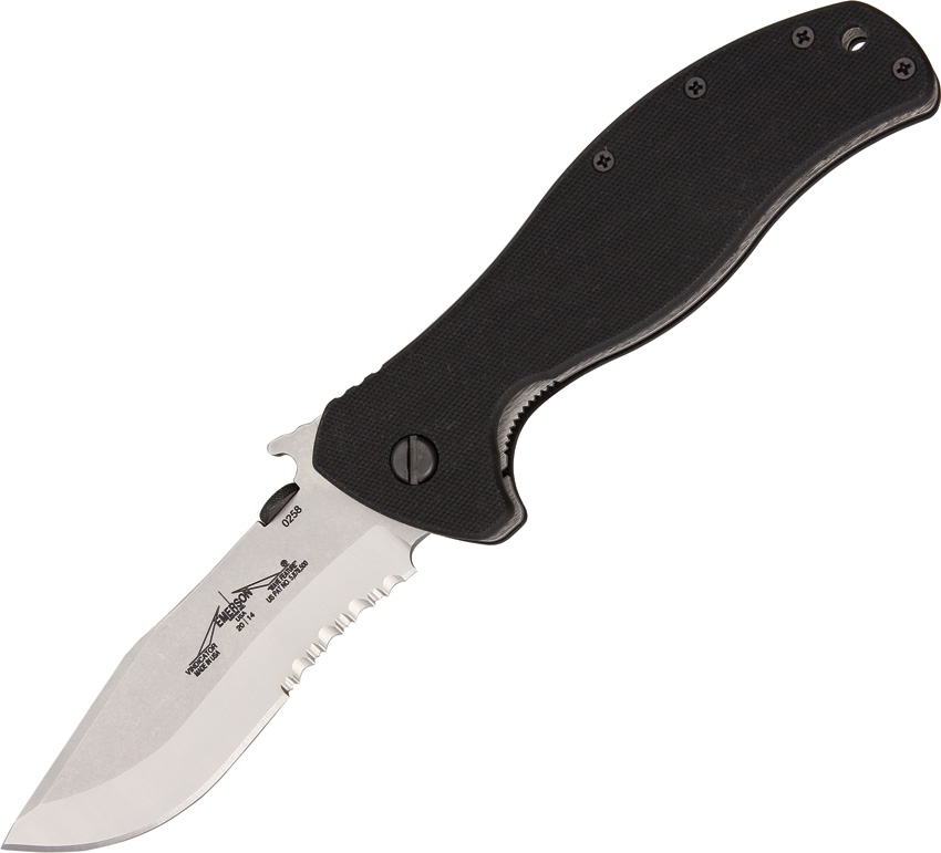 Emerson EK3201 Vindicator Satin Part Serrated Knife