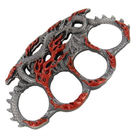 Enter the Dragon Brass Knuckles, Scarlet Red