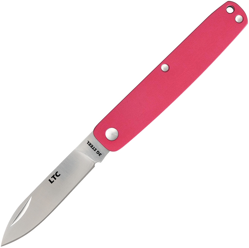 Fallkniven FNLTCRD Legal To Carry Folder Knife, Pink