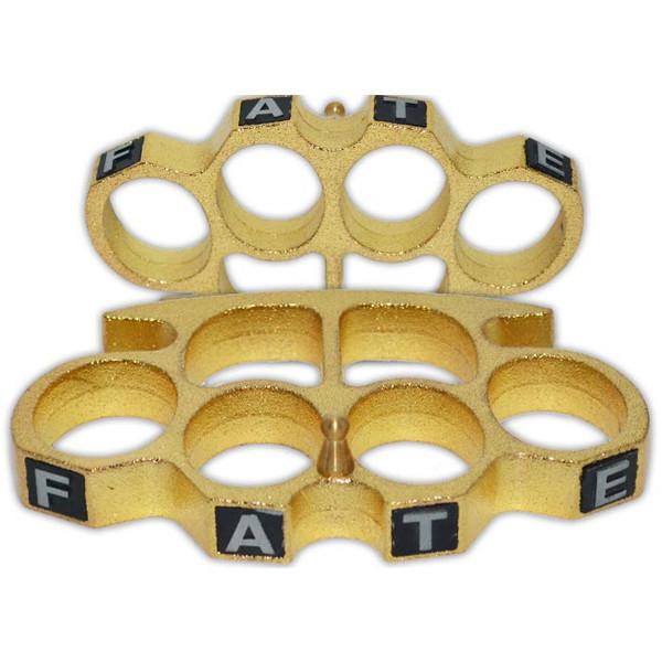 Fate Knuckles, Large, Gold