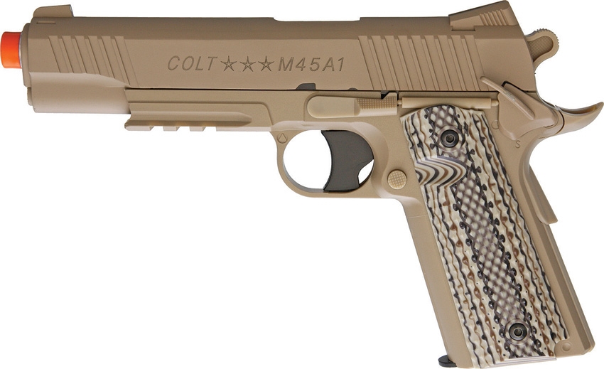 Firepower FPR18313 Colt 1911 CO2 Desert Tan 