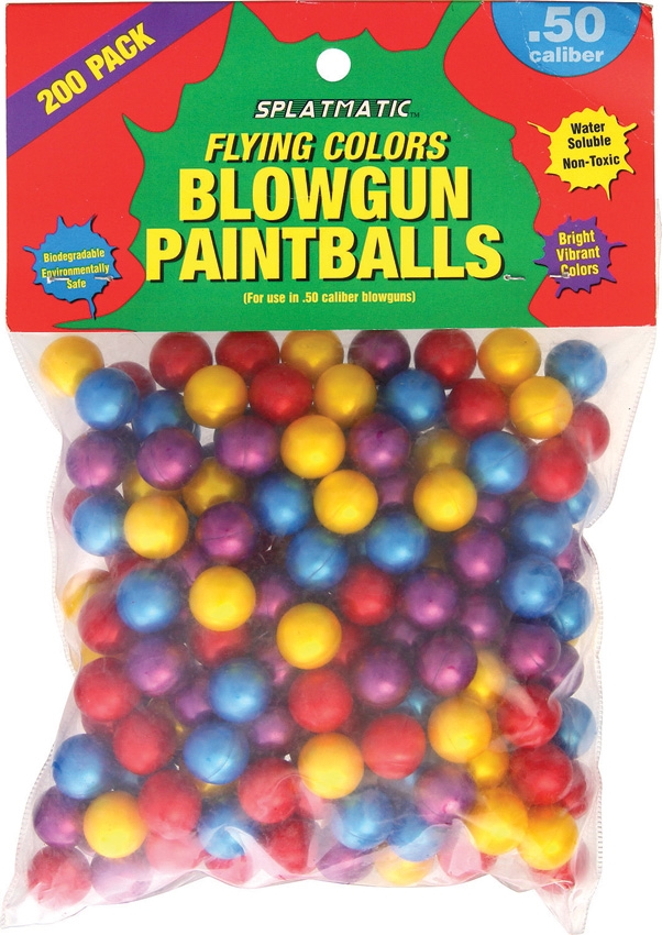 Firepower FPR25051 Blowgun Paintballs 200 PCS 