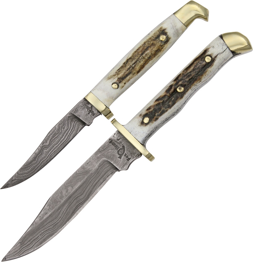 Fox-N-Hound FH60910 Damascus Twin Set Knives