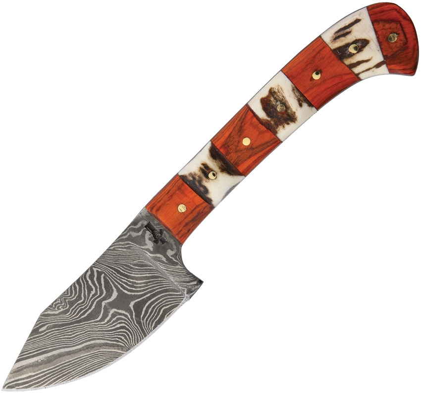 Fox-N-Hound FH625 Mini Hunter Damascus Knife