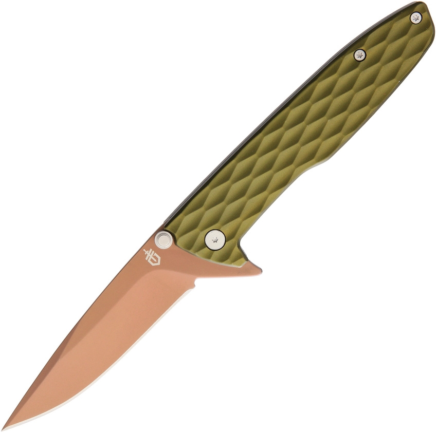 Gerber G1353 One Flip Linerlock Knife, Green