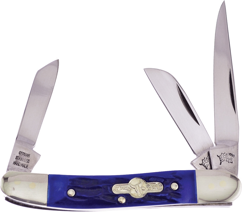 German Bull GB106BLPB Range Rider Blue Pick Bone Knife