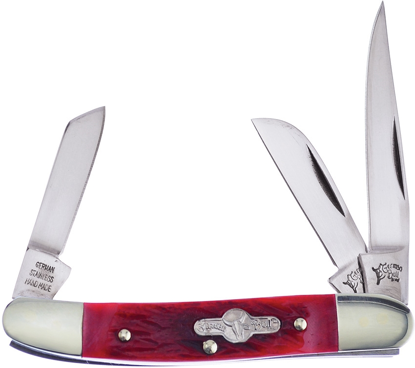 German Bull GB106RPB Range Rider Red Pick Bone Knife