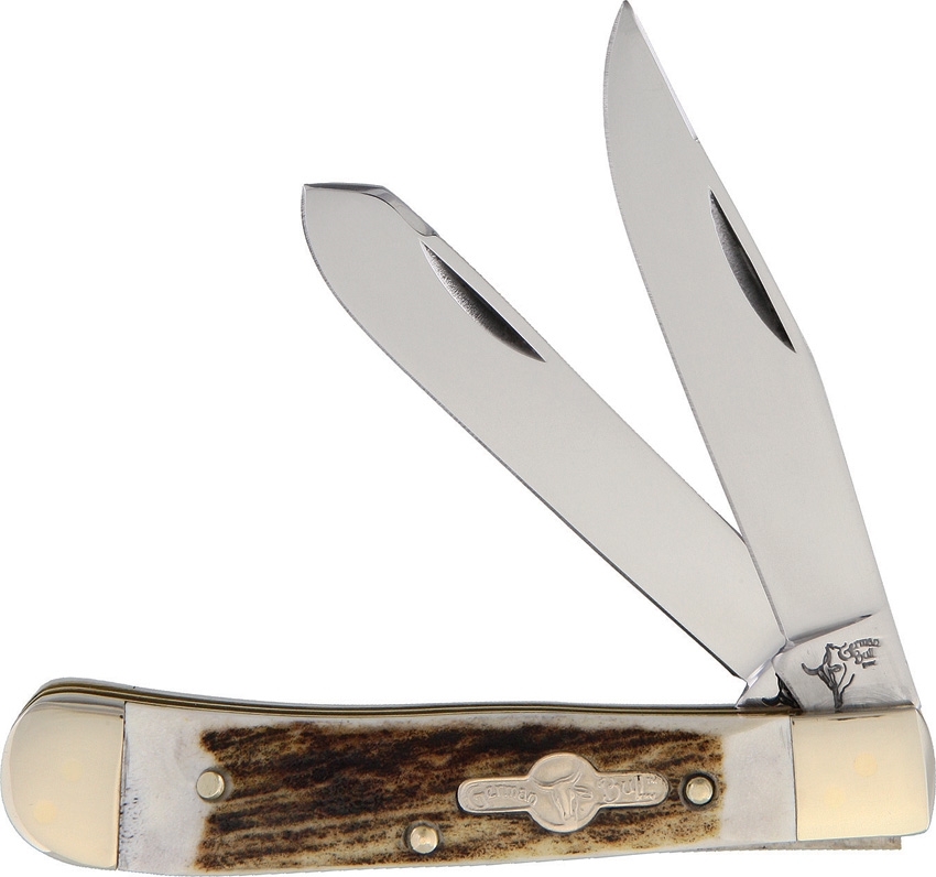 German Bull GB254 Trapper Deer Stag Knife